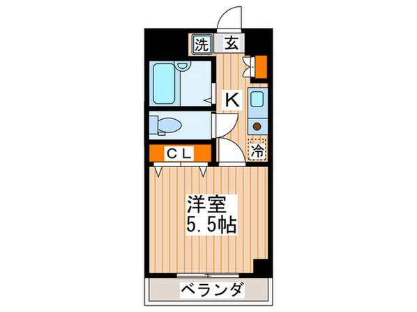 センターハウスの物件間取画像